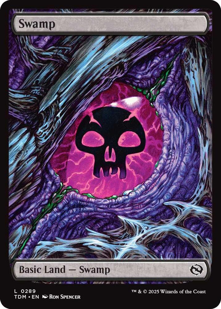 Swamp 289 card from Tarkir: Dragonstorm