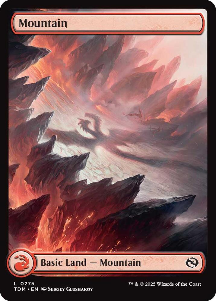 Mountain 275 card from Tarkir: Dragonstorm