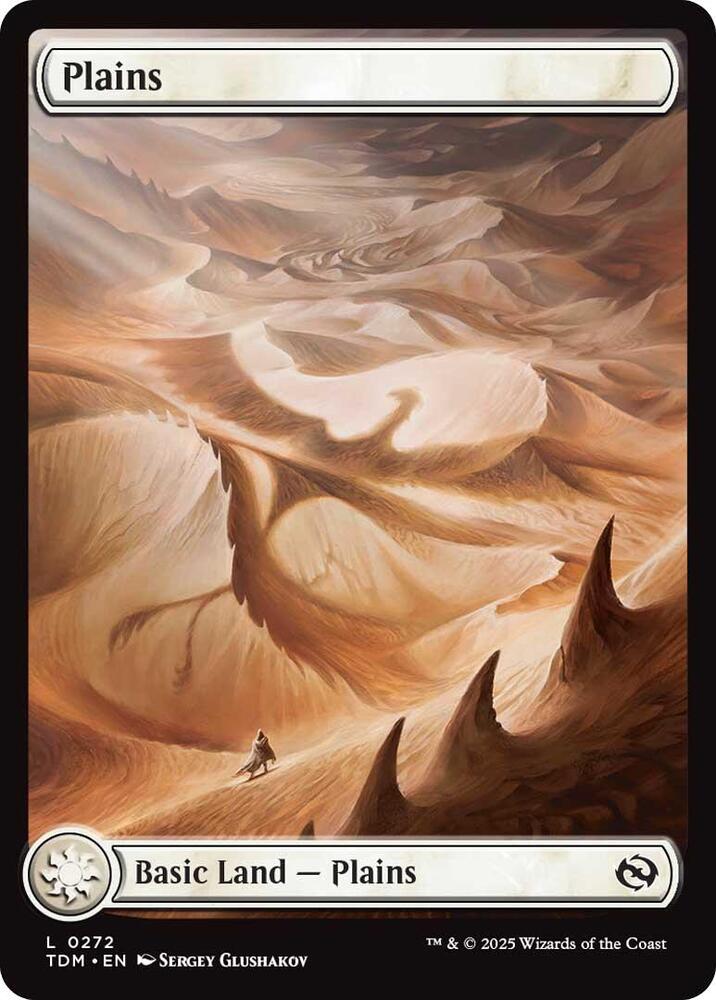 Plains 272 card from Tarkir: Dragonstorm