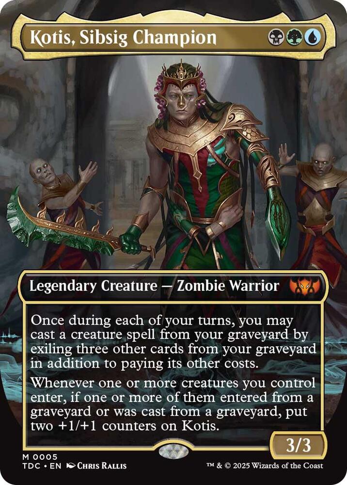 Kotis, Sibsig Champion (Borderless) 5 card from Commander: Tarkir: Dragonstorm