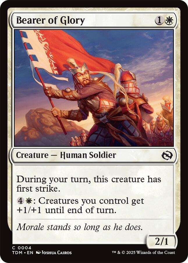 Bearer of Glory 4 card from Tarkir: Dragonstorm