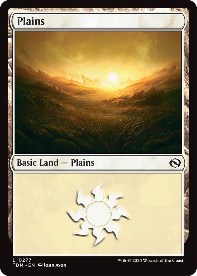 Plains 277 card from Tarkir: Dragonstorm