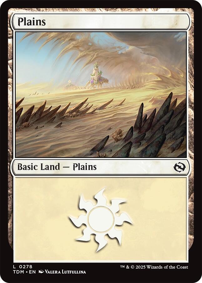 Plains 278 card from Tarkir: Dragonstorm