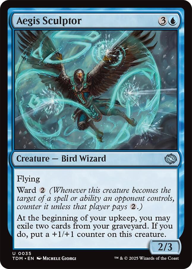 Aegis Sculptor 35 card from Tarkir: Dragonstorm