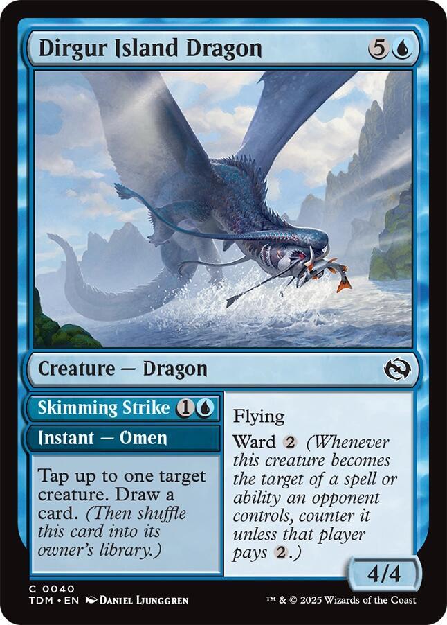 Dirgur Island Dragon 40 card from Tarkir: Dragonstorm