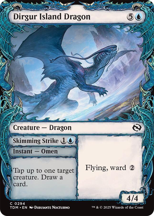 Dirgur Island Dragon (Showcase) 294 card from Tarkir: Dragonstorm