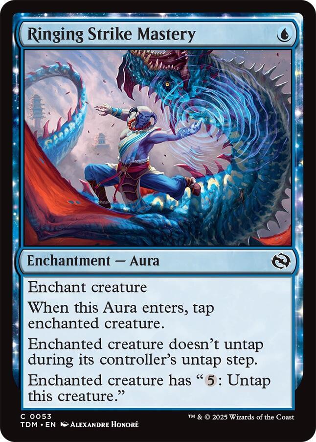 Ringing Strike Mastery 53 card from Tarkir: Dragonstorm