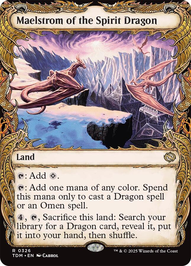Maelstrom of the Spirit Dragon (Showcase) 326 card from Tarkir: Dragonstorm
