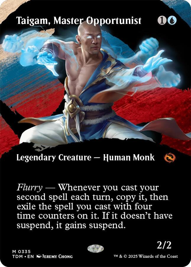Taigam, Master Opportunist (Borderless) 335 card from Tarkir: Dragonstorm