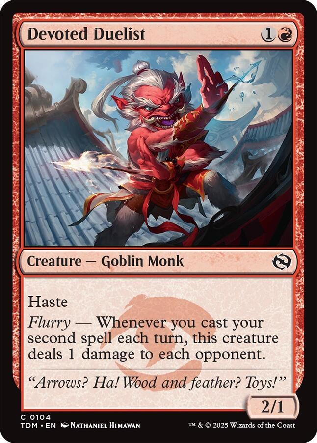 Devoted Duelist 104 card from Tarkir: Dragonstorm