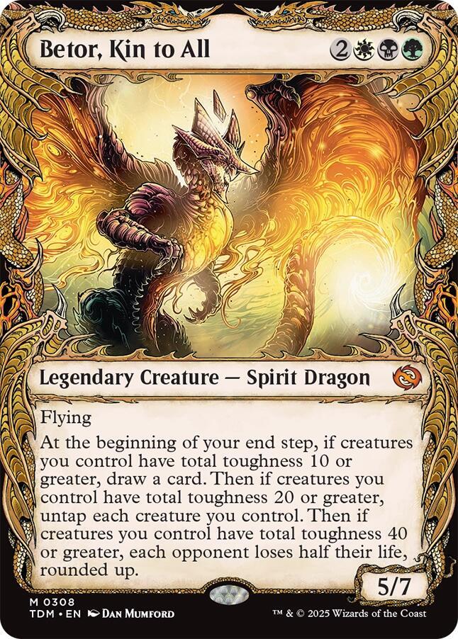 Betor, Kin to All (Showcase) 308 card from Tarkir: Dragonstorm