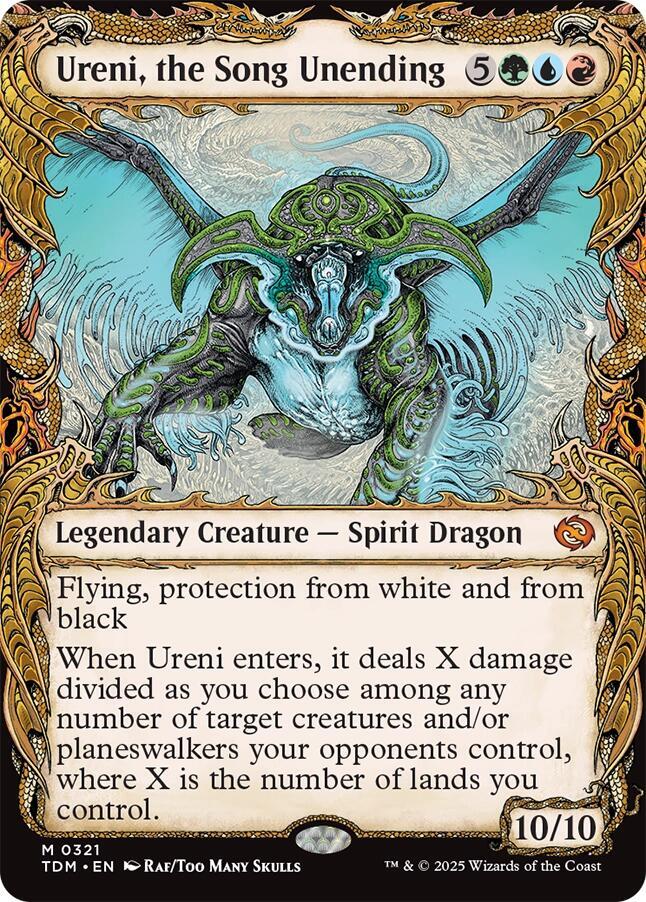 Ureni, the Song Unending (Showcase) 321 card from Tarkir: Dragonstorm