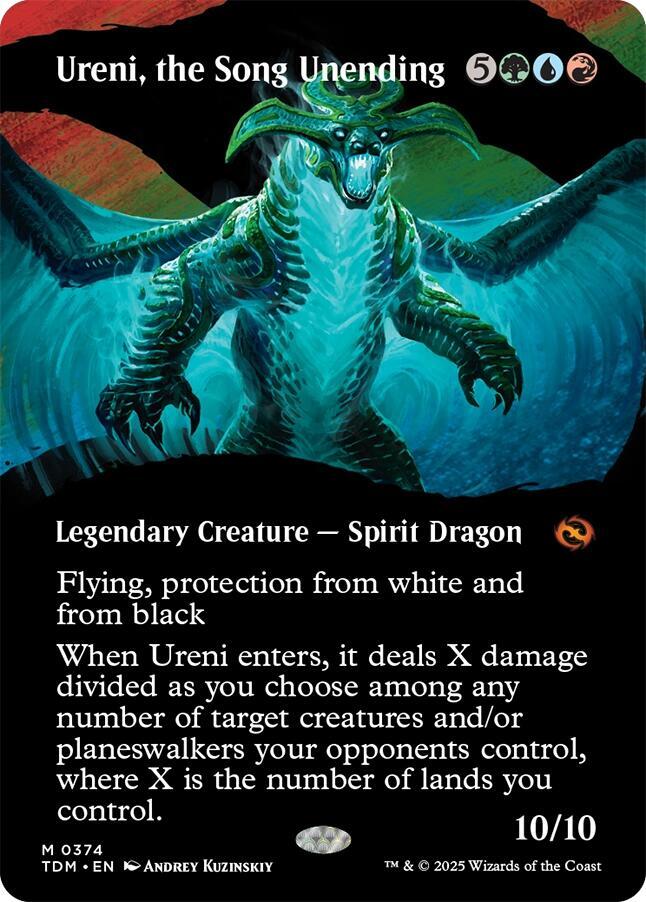 Ureni, the Song Unending (Borderless) 374 card from Tarkir: Dragonstorm