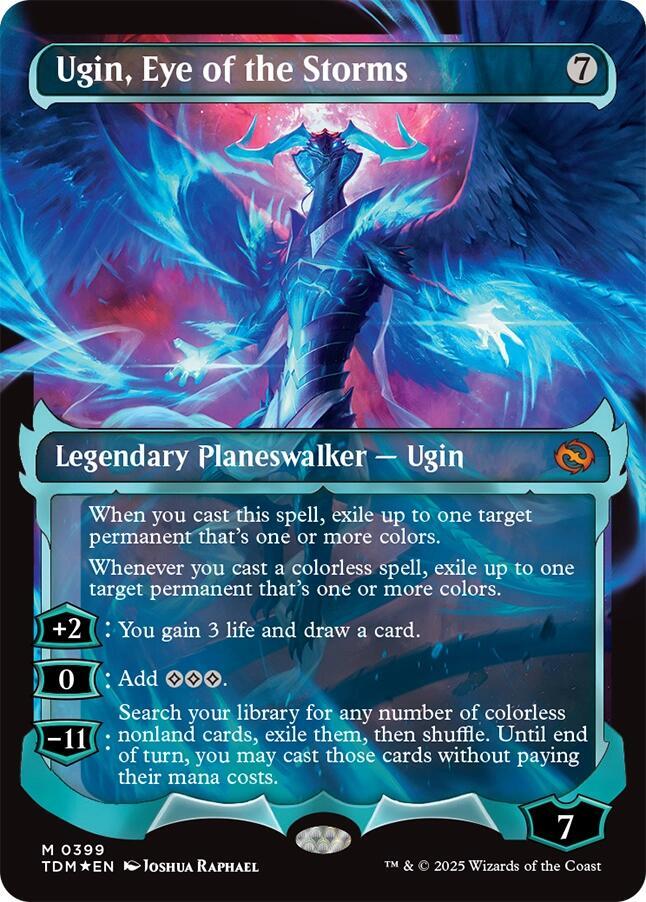 Ugin, Eye of the Storms (Showcase) 399 card from Tarkir: Dragonstorm