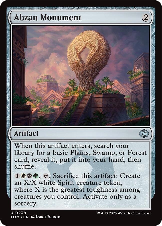 Abzan Monument 238 card from Tarkir: Dragonstorm