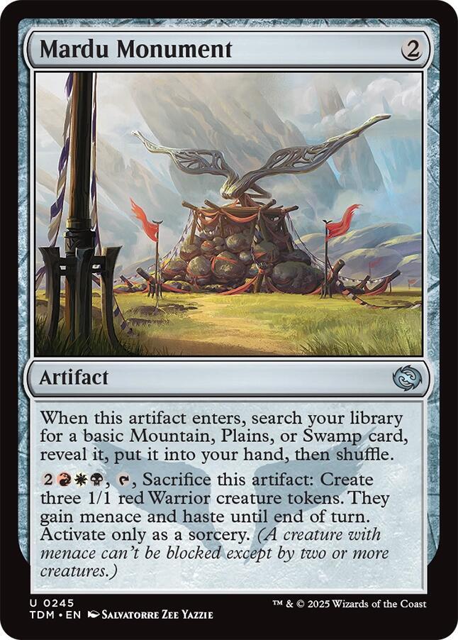 Mardu Monument 245 card from Tarkir: Dragonstorm