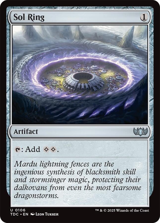 Sol Ring 106 card from Commander: Tarkir: Dragonstorm