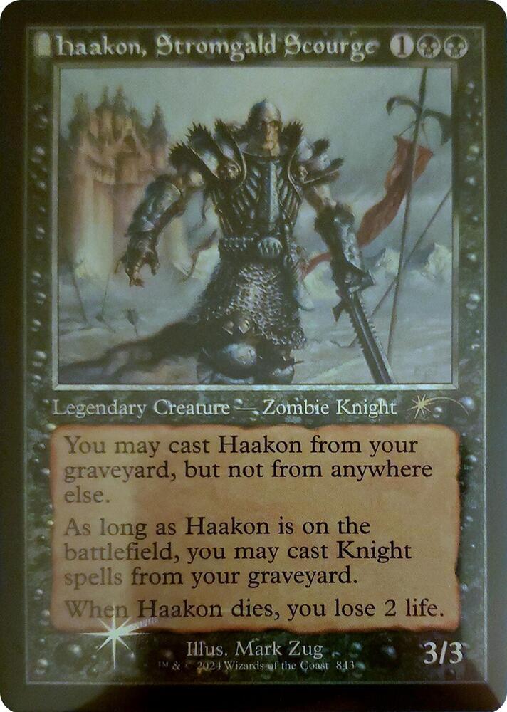 Haakon, Stromgald Scourge (Retro Frame) 843 card from Secret Lair Drop Series