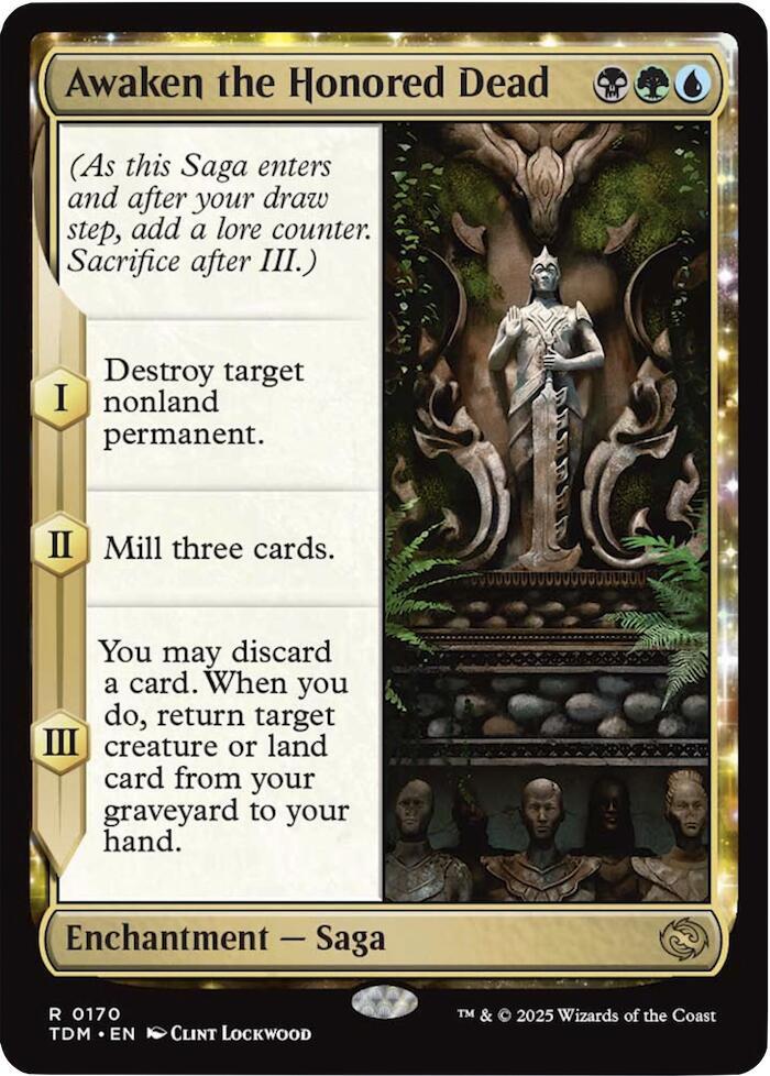 Awaken the Honored Dead 170 card from Tarkir: Dragonstorm