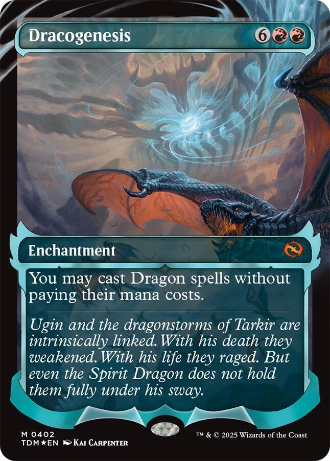 Dracogenesis (Showcase) 402 card from Tarkir: Dragonstorm