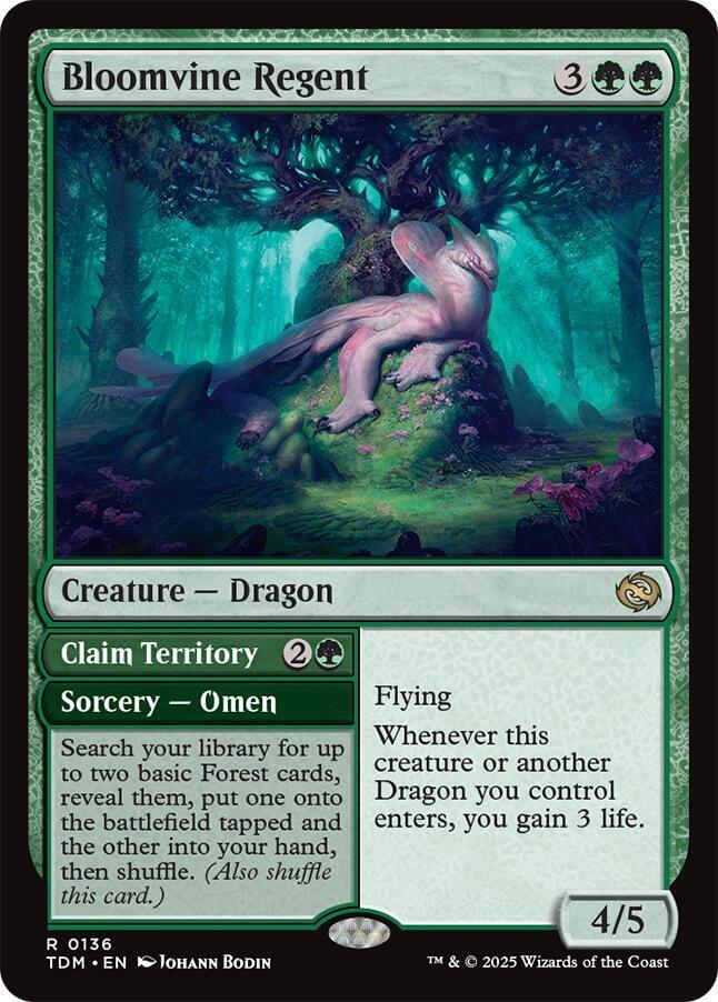 Bloomvine Regent 136 card from Tarkir: Dragonstorm