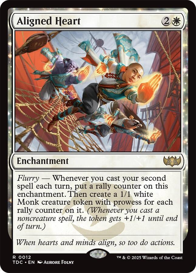 Aligned Heart 12 card from Commander: Tarkir: Dragonstorm