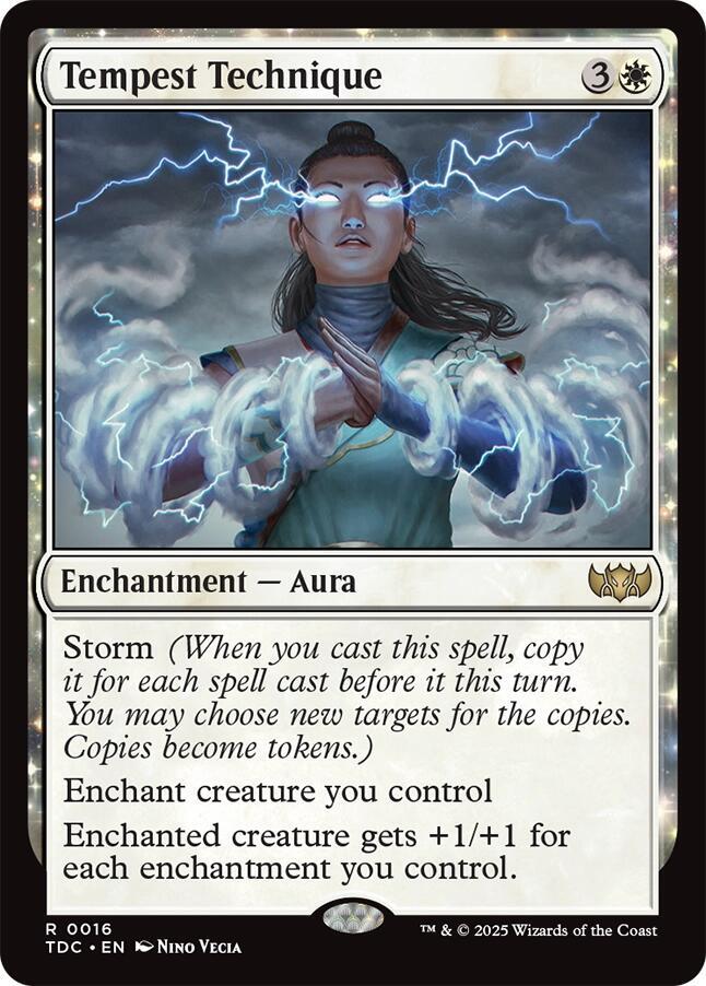 Tempest Technique 16 card from Commander: Tarkir: Dragonstorm