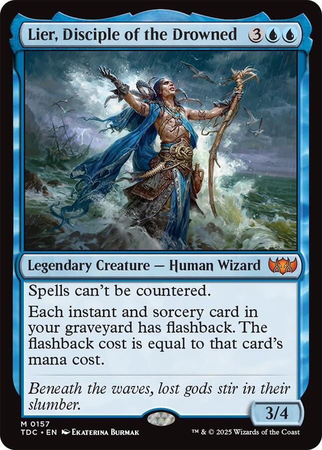 Lier, Disciple of the Drowned 157 card from Commander: Tarkir: Dragonstorm