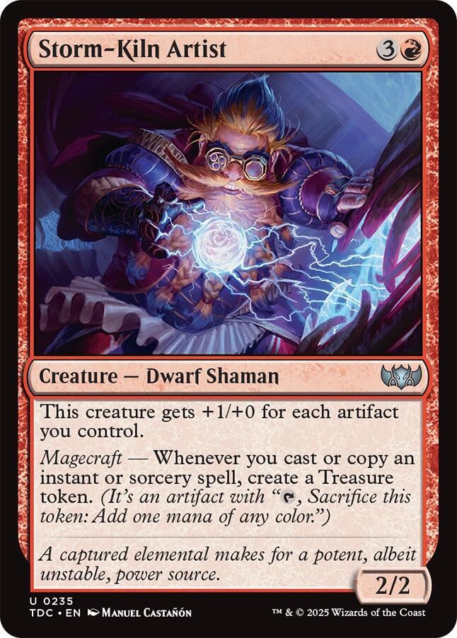 Storm-Kiln Artist 235 card from Commander: Tarkir: Dragonstorm
