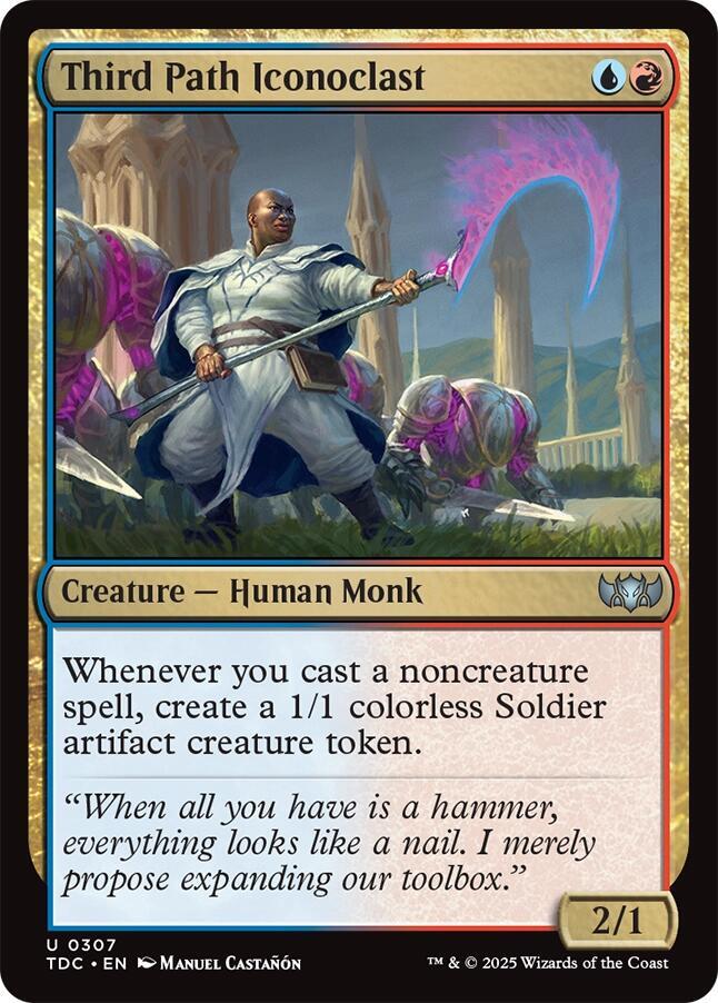 Third Path Iconoclast 307 card from Commander: Tarkir: Dragonstorm