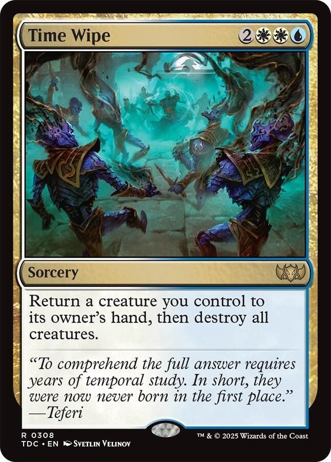 Time Wipe 308 card from Commander: Tarkir: Dragonstorm