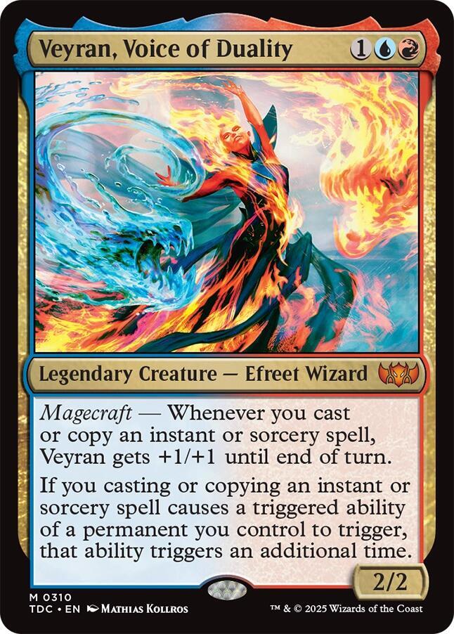 Veyran, Voice of Duality 310 card from Commander: Tarkir: Dragonstorm