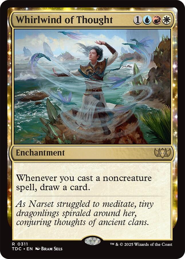 Whirlwind of Thought 311 card from Commander: Tarkir: Dragonstorm