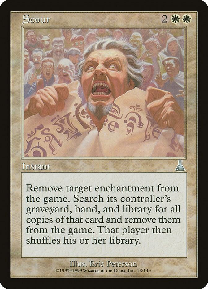 Scour 18 card from Urza's Destiny