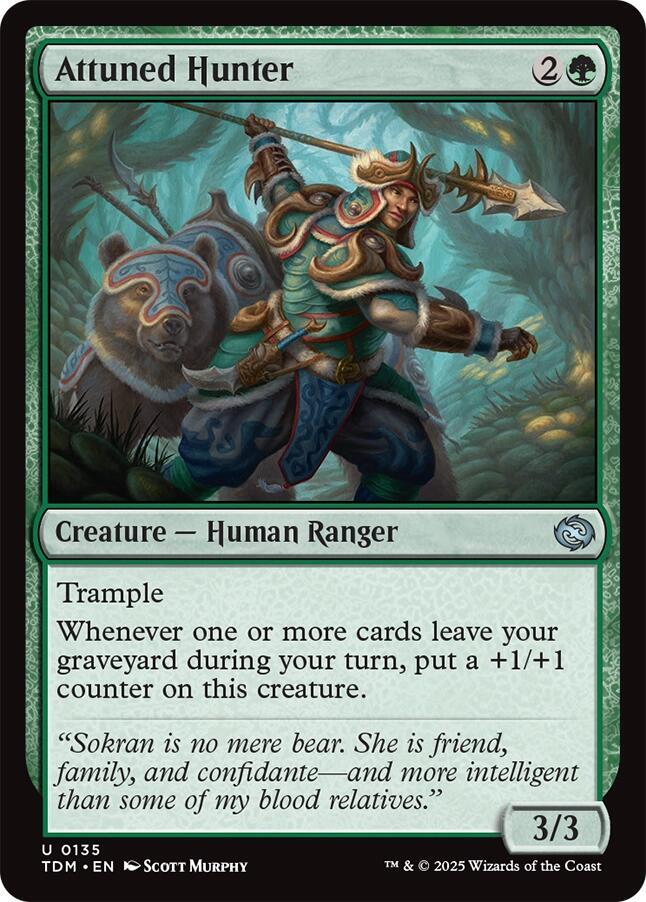 Attuned Hunter 135 card from Tarkir: Dragonstorm