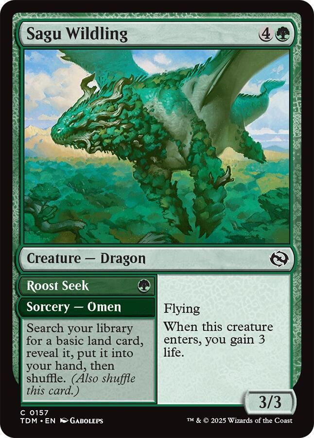 Sagu Wildling 157 card from Tarkir: Dragonstorm
