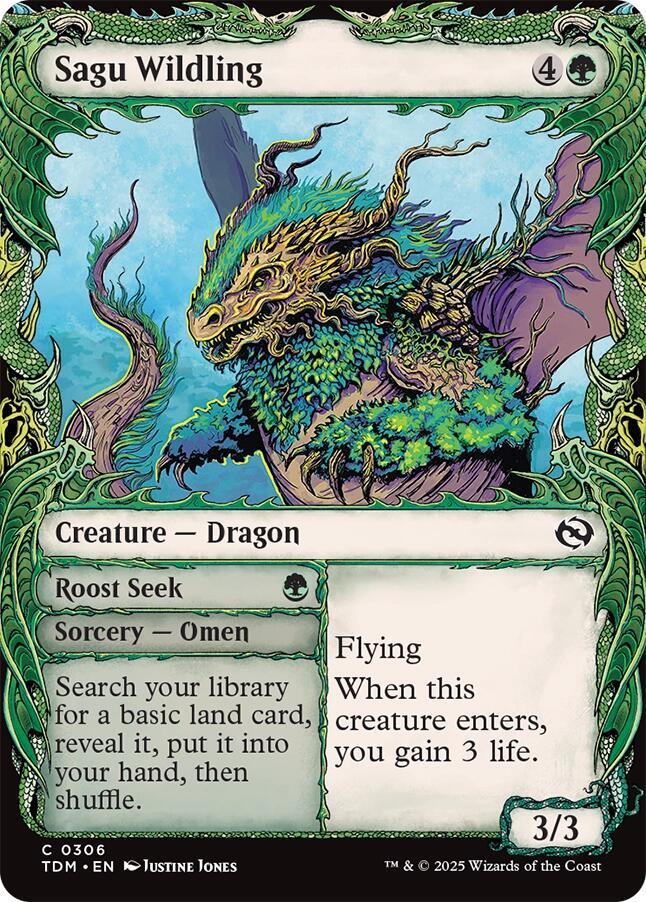 Sagu Wildling (Showcase) 306 card from Tarkir: Dragonstorm