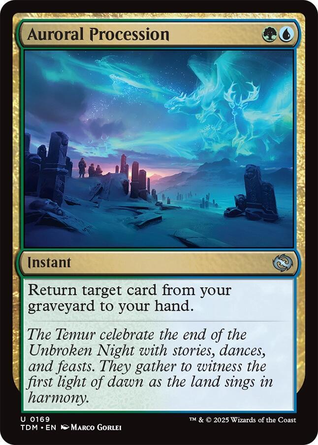 Auroral Procession 169 card from Tarkir: Dragonstorm