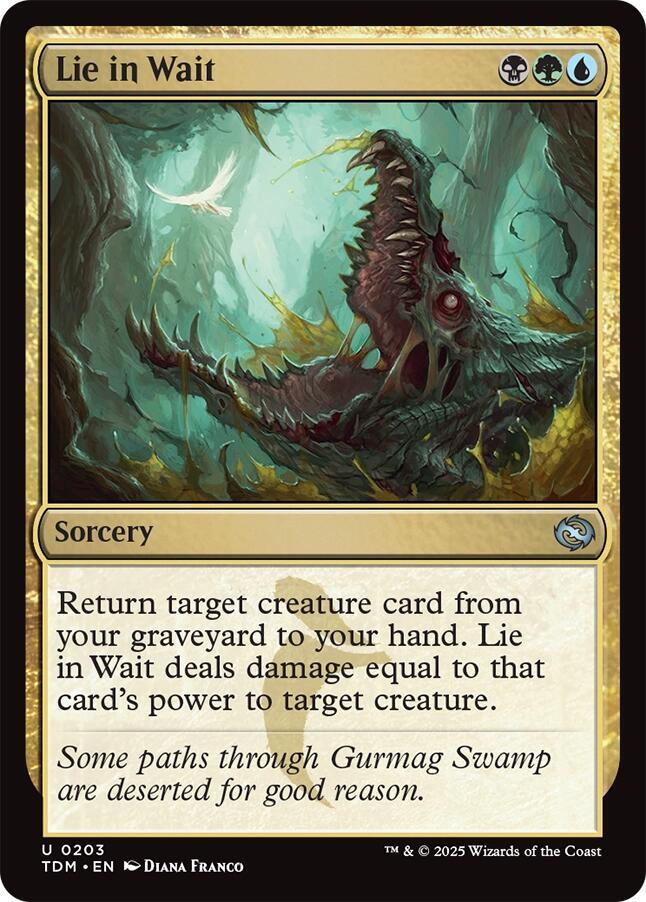 Lie in Wait 203 card from Tarkir: Dragonstorm