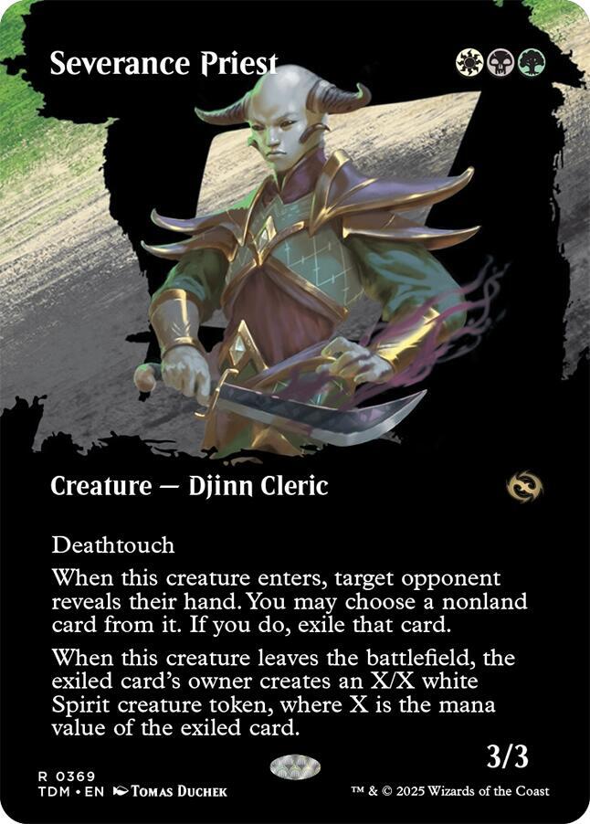 Severance Priest (Borderless) 369 card from Tarkir: Dragonstorm