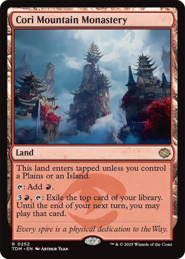 Cori Mountain Monastery 252 card from Tarkir: Dragonstorm