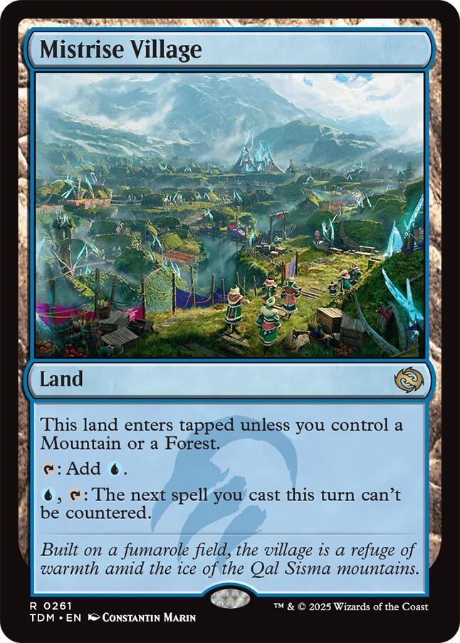 Mistrise Village 261 card from Tarkir: Dragonstorm