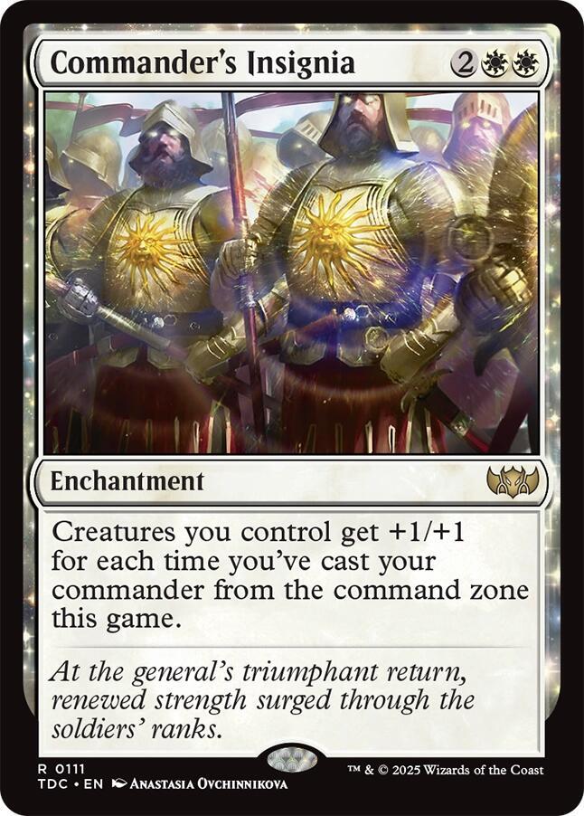 Commander's Insignia 111 card from Commander: Tarkir: Dragonstorm