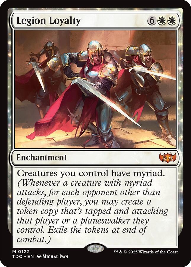 Legion Loyalty 122 card from Commander: Tarkir: Dragonstorm