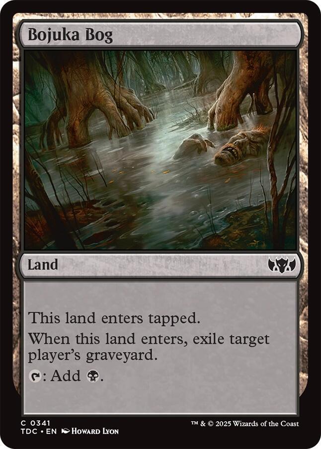 Bojuka Bog 341 card from Commander: Tarkir: Dragonstorm