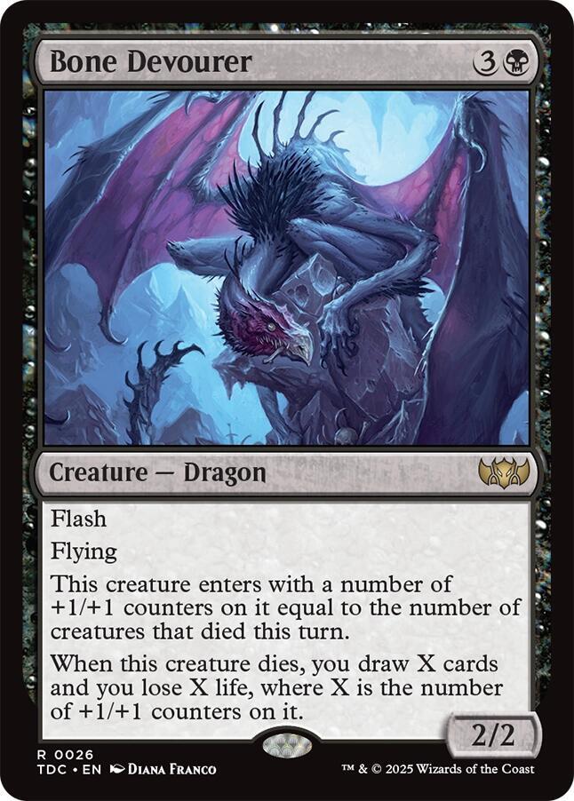 Bone Devourer 26 card from Commander: Tarkir: Dragonstorm