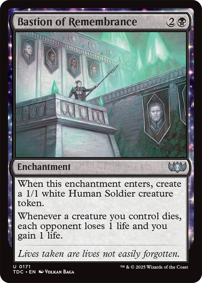 Bastion of Remembrance 171 card from Commander: Tarkir: Dragonstorm