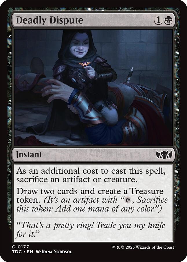 Deadly Dispute 177 card from Commander: Tarkir: Dragonstorm