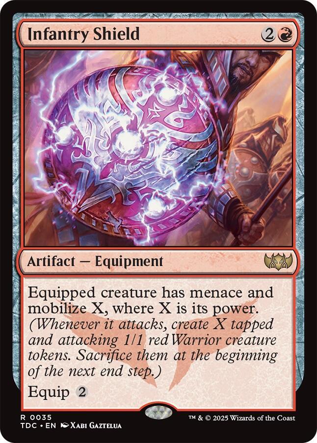 Infantry Shield 35 card from Commander: Tarkir: Dragonstorm