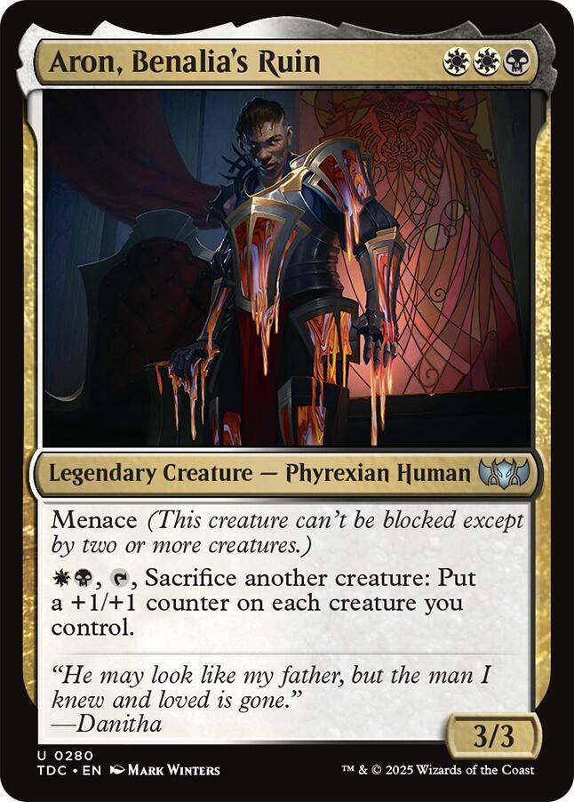 Aron, Benalia's Ruin 280 card from Commander: Tarkir: Dragonstorm
